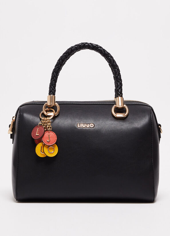 Liu Jo With Charm Handtas Dames Zwart | QRN-041859