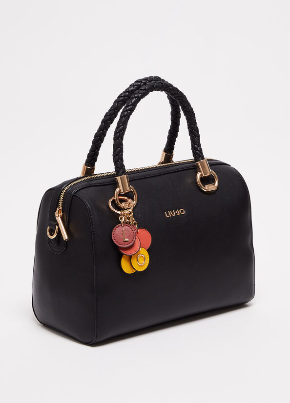 Liu Jo With Charm Handtas Dames Zwart | QRN-041859