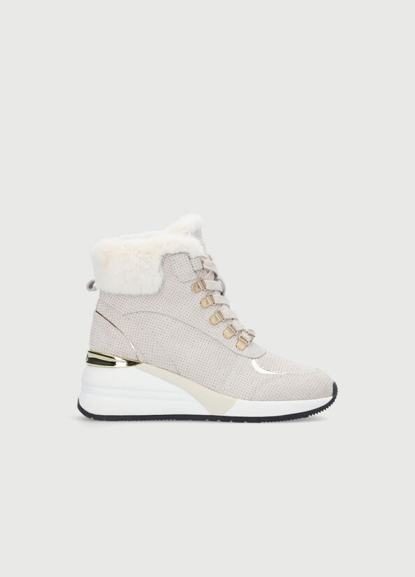 Liu Jo With Jewel Logo Sneakers Dames Beige | VJH-809263