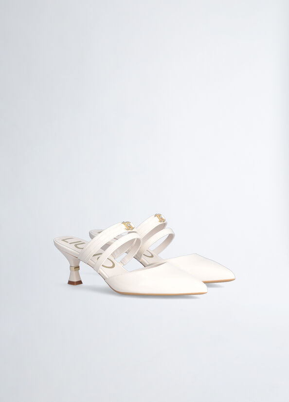 Liu Jo With Low Heel Sandalen Dames Wit | DIO-972856