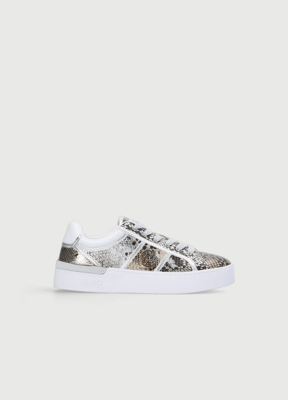 Liu Jo With Snakeskin Effect Print Sneakers Dames Slangenprint | WNJ-938541