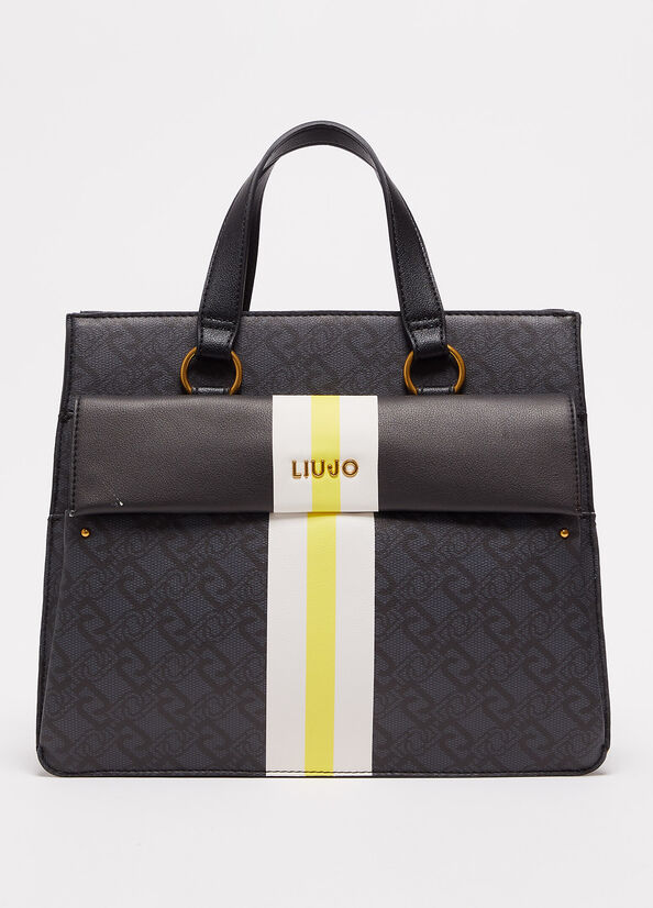 Liu Jo Eco-Friendly Handtas Dames Zwart | TBL-906742