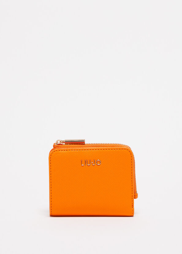 Liu Jo Eco-Friendly Portefeuille Dames Oranje | UET-374619