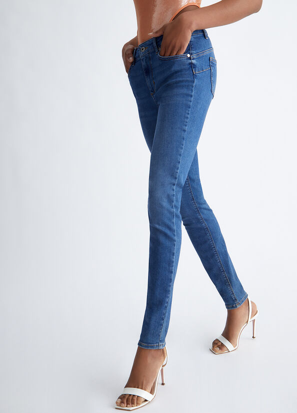 Liu Jo Eco-Friendly Skinny Jeans Dames Blauw | AJB-914078