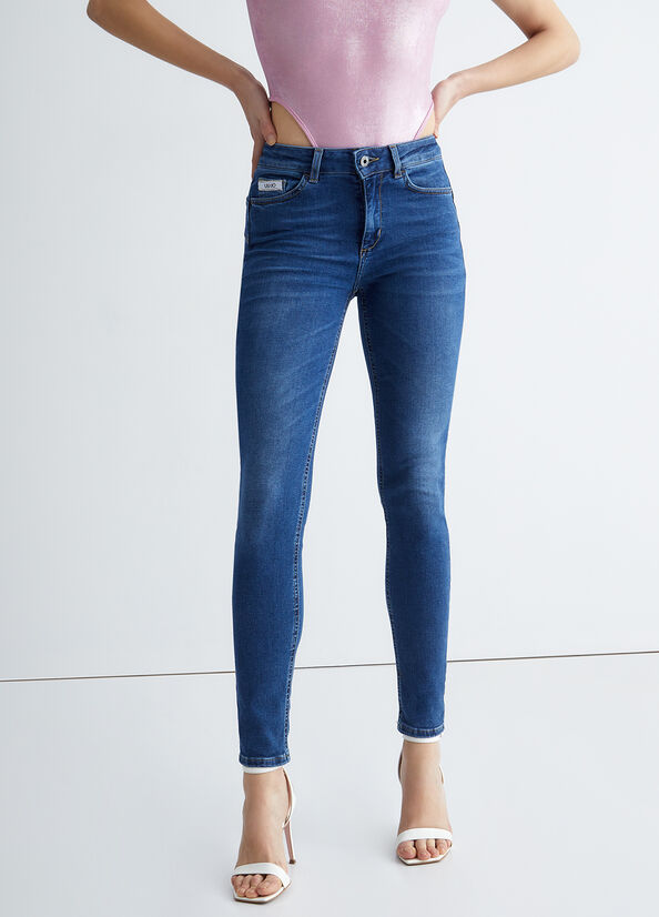 Liu Jo Eco-Friendly Skinny Jeans Dames Blauw | QBS-569823