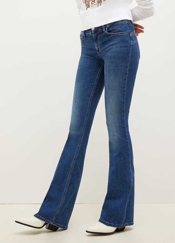 Liu Jo Eco-Friendly Straight Jeans Dames Blauw | JEP-012487