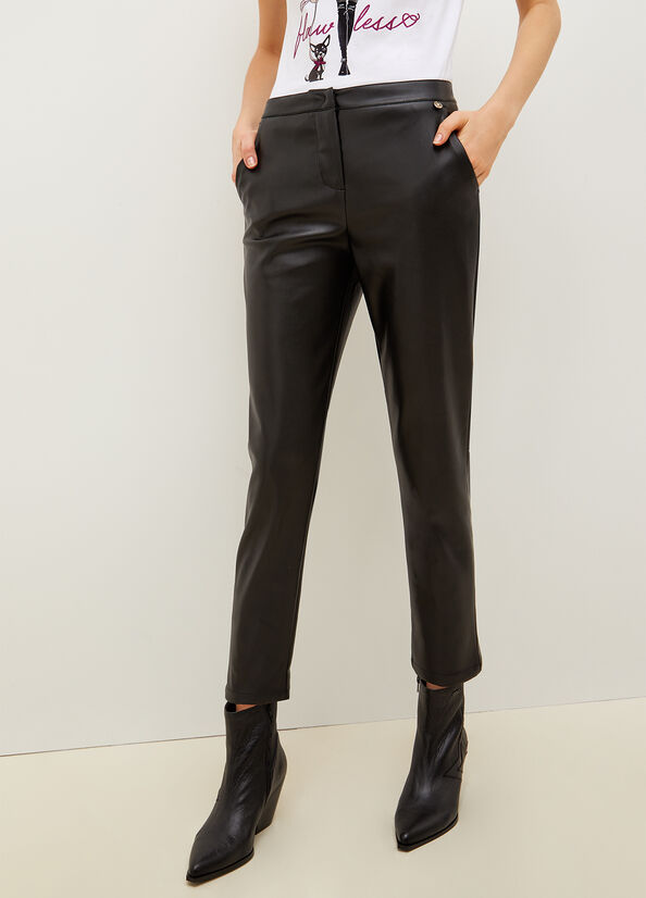 Liu Jo Fabric Broek Dames Zwart | VCM-762108